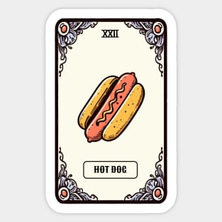 Hot Dog Reading Sticker